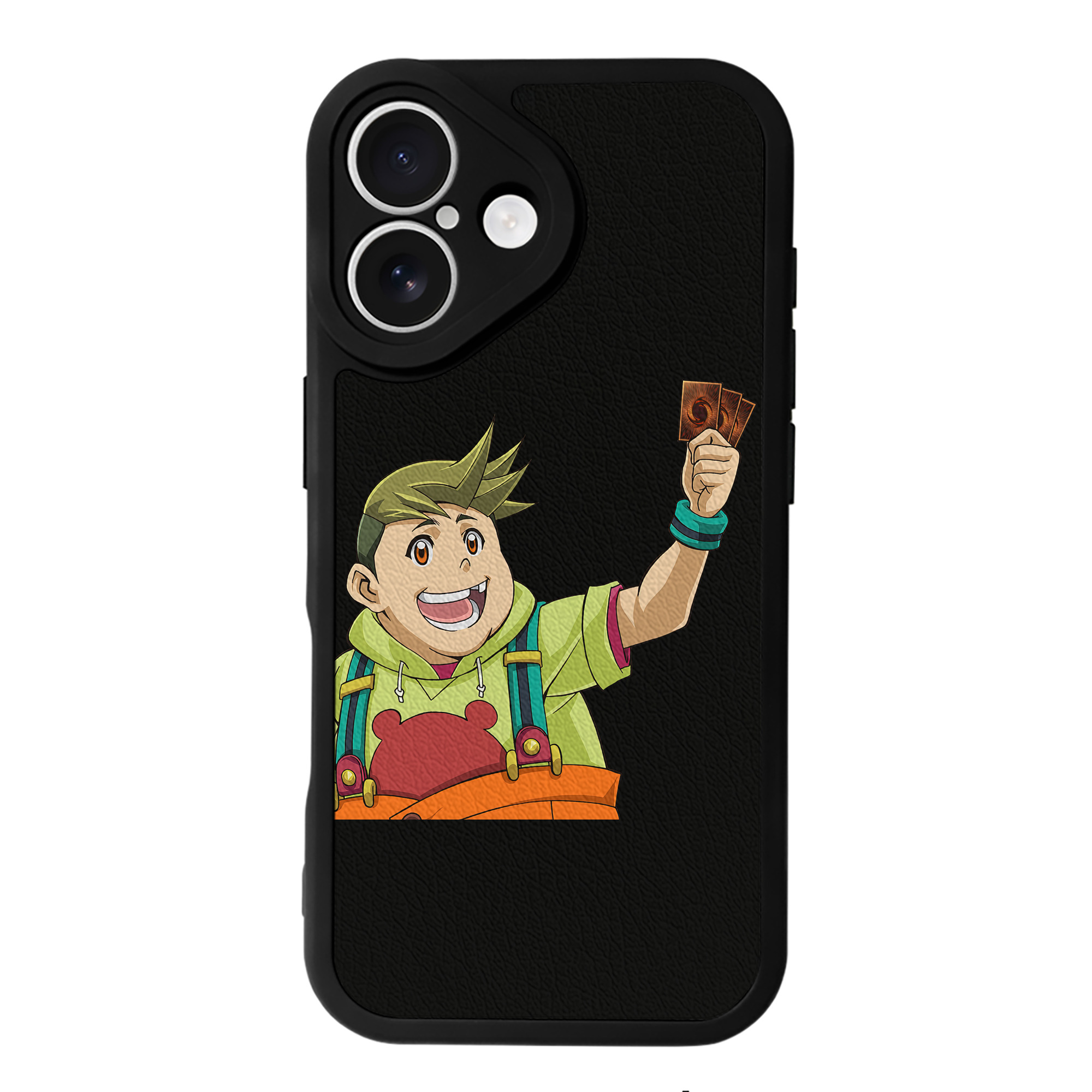 遊☆戯☆王 Yu-Gi-Oh! 【iPhone 16シリーズ対応】シリコンスマホケース（レザー調） 材質：シリコン